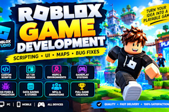 develop entire roblox game build full roblox game roblox full game creation