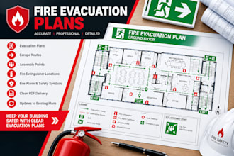 design professional fire evacuation emergency escape plans