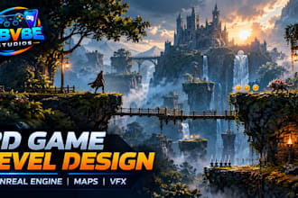 3d game levels, maps and environments in unreal engine