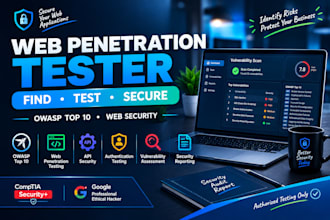 be your web penetration tester and security expert