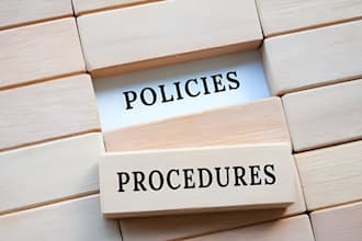 write custom healthcare policy and procedure manual, and sops