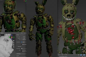 port, convert and create sfm model, gmod, fnaf, tf2, l4d2 and vrchat avatar