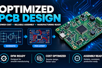 optimize pcb design for lower cost, reliable assembly and manufacturing process