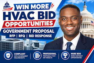 write hvac government proposal and compliant bid response