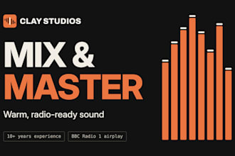 professionally mix and master your song, radio ready