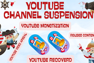 prepare youtube monetization appeal for repetitive content or ypp suspension