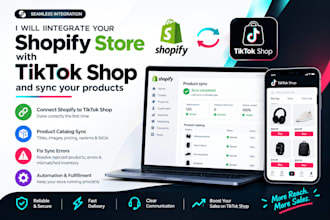 integrate your shopify store with tiktok shop and sync your products