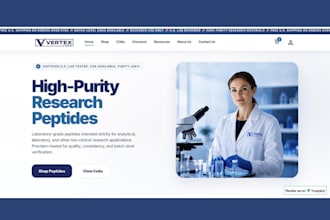 build fda complaint peptide website research peptide woocommerce peptide website