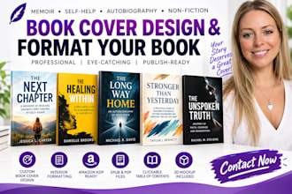 format memoir self help book autobiography non fiction memoir book cover design