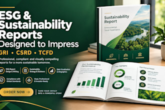 write your esg strategy, kpis and sustainability plan
