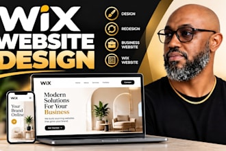 wix website redesign wix website design wix business website build wix website