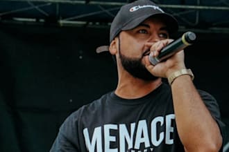 be male rapper, rap singer, hiphop, uk rapper, rap feature, ghostwriter rapper