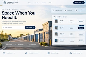 build wix self storage website wix valet storage climate control storage website