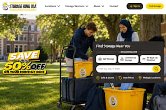 build wix self storage website wix valet storage climate control storage website