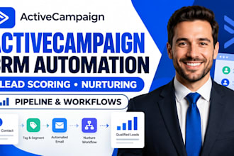 setup activecampaign CRM automation lead scoring workflows and lead nurturing
