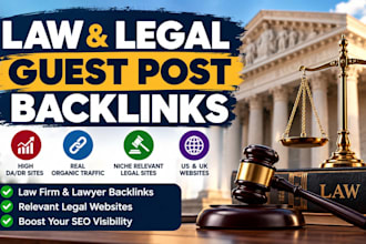publish lawyer guest post or link insertion legal niche guest blog