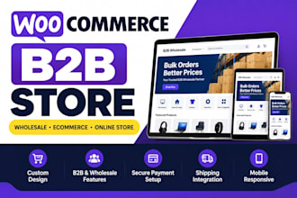 build woocommerce wholesale website, b2b ecommerce, wholesale store