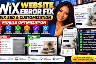 fix wix website errors wix SEO wix website customization mobile optimization