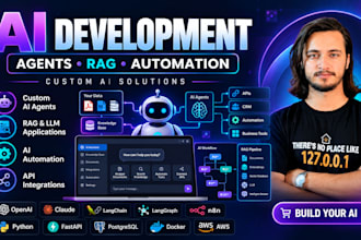 do ai development, ai agents, rag chatbots and automation