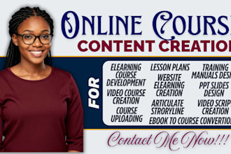 do elearning course content creation, compliance training video for fintech team