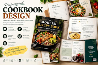 design, write and format your cookbook, recipe book