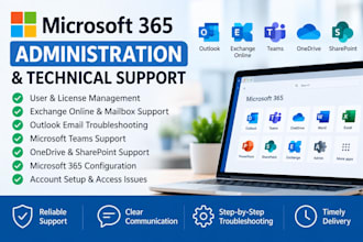 provide microsoft 365 administration and technical support