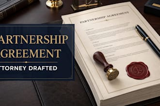 draft a legally binding partnership agreement as a US attorney