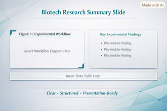 provide professional biotechnology and scientific research support