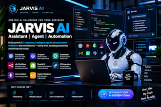 develop jarvis ai assistant, jarvis ai agent n8n automation shopify ai claude ai