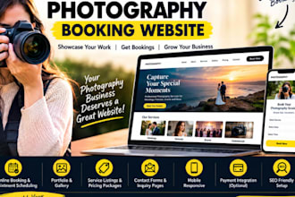 build a booking website for photographers