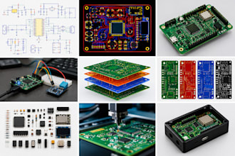 do hardware schematic and pcb layout for electronics prototyping