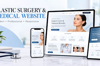 design plastic surgery, medical, clinic, healthcare,  cosmetic surgery website
