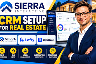 sierra interactive CRM setup real estate SEO idx automation lofty crm boldtrail