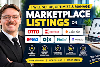 setup optimize otto kaufland zalando emag olx vinted miravia marketplace listing
