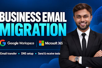 migrate business email to google workspace or microsoft 365