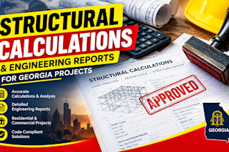 do civil and structural engineering drawing, calculation and report in georgia