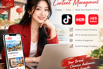 manage douyin xiaohongshu rednote content for china