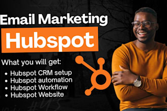 setup hubspot CRM, hubspot workflow, hubspot website, hubspot template