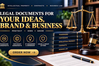 draft a custom trademark assignment or trademark license agreement
