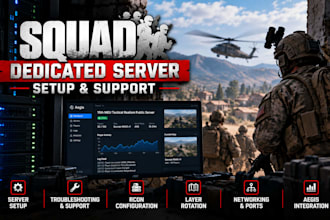 set up configure and troubleshoot your squad dedicated server