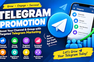 do telegram promotion telegram marketing channel and group growth