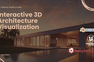 create interactive 3d architectural visualization