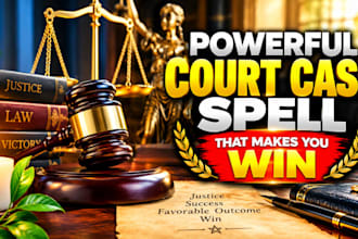 cast a powerful court case spell that makes you win