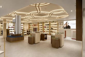 draft 2d layout for retail store interior,shopfront 3d visual,supermarket render
