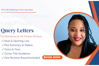 edit and strengthen your query letter for literary agents