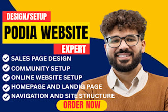 podia expert course website setup podia community  landingpage podia sales page