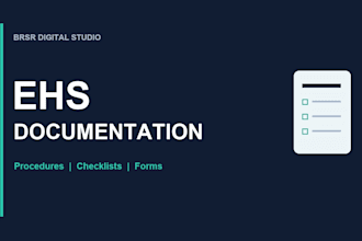 create professional ehs safety documentation and workplace procedures