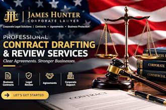 draft and review business contracts as your corporate lawyer
