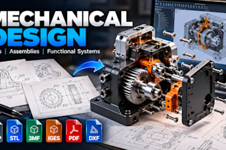 design mechanical parts assemblies and functional systems