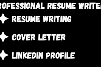 write a professional ats resume writing